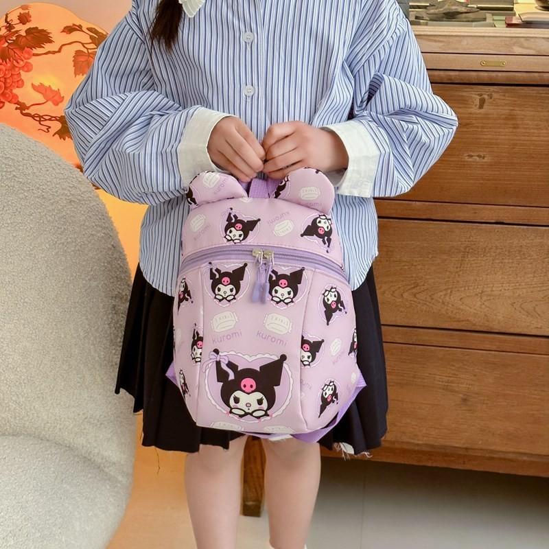 Adorable Cartoon Bunny Toddler Backpack Ultra Lightweight Pu Material Cute Print Design