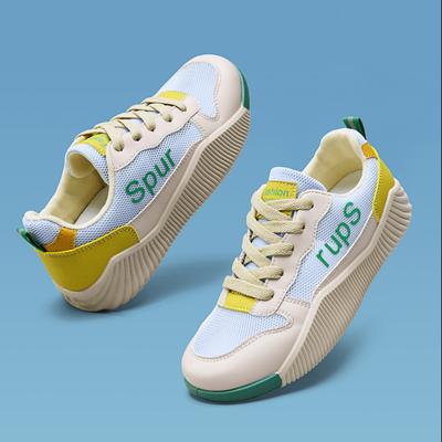 Производитель 2024 женская обувь новая дышащая сетка осенние женские кеды на плоской подошве одинарная сетка повседневная спортивная обувь