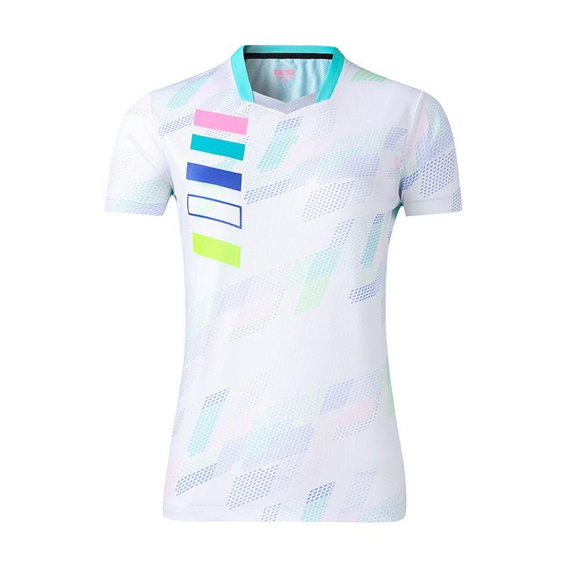 Unisex Badminton Shirt Quick Dry Sport Top Men Women Lightweight Athletic Wear