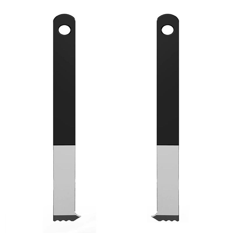 2Pcs Paver Puller Paver Extractor Tool with Joint Scraper Micro Teeth Paver Removal Tool for Garden Yard Patio Paver Brick Block Replacem