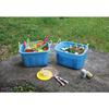 SankoPlastic King Tub, Square, 60L, Blue, with Handle, Made in Japan, Gardening, Medaka, Pets, 505650