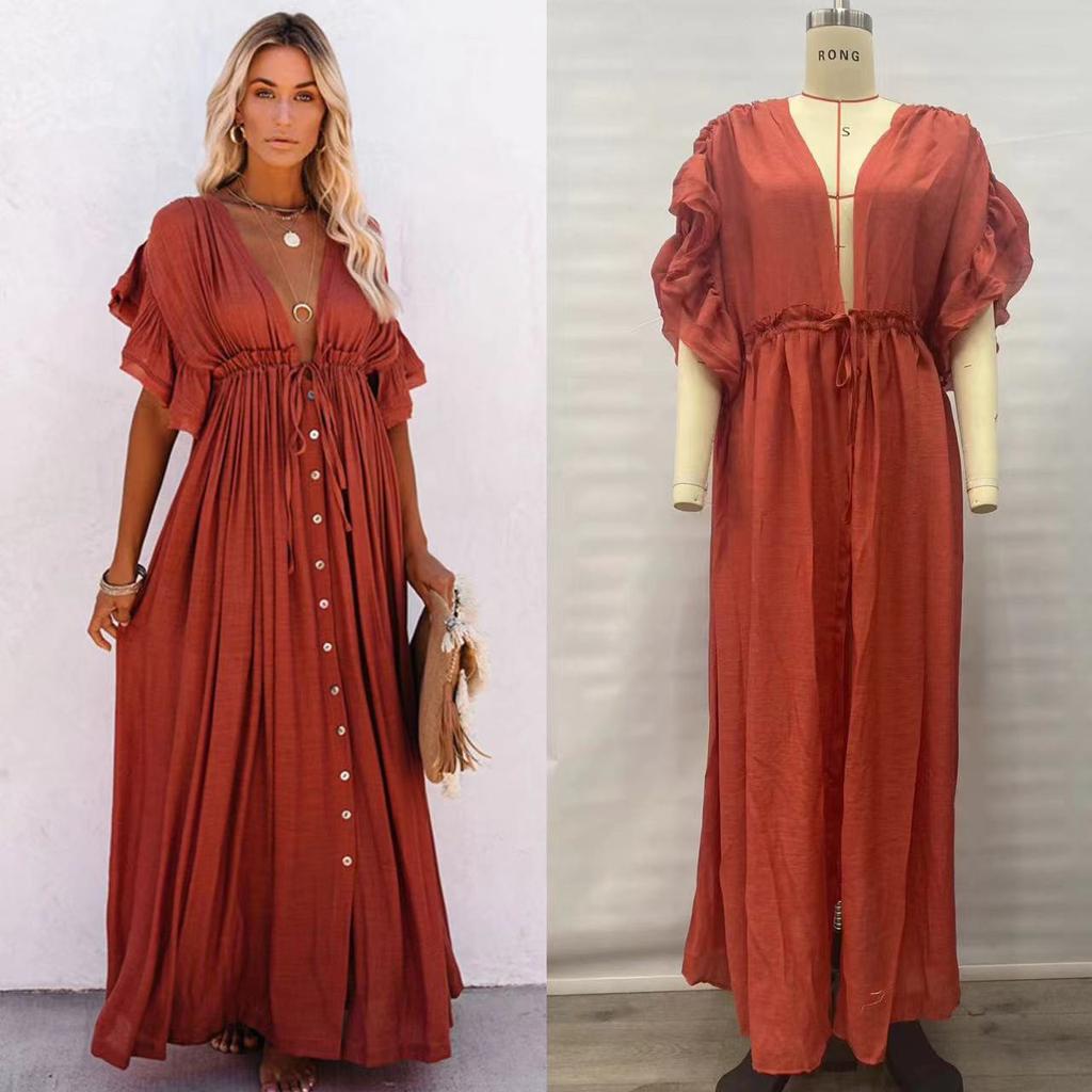 Летнее пляжное платье сексуальное бикини накидки длинная белая туника повседневная элегантная женская одежда пляжная одежда купальник накидки платья