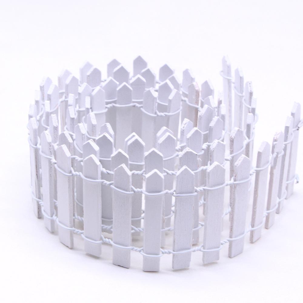 Мини-забор для сада и украшение в виде бонсай Сказочный садовый забор Деревянное украшение, проект по рукоделию своими руками Мини-заборчик