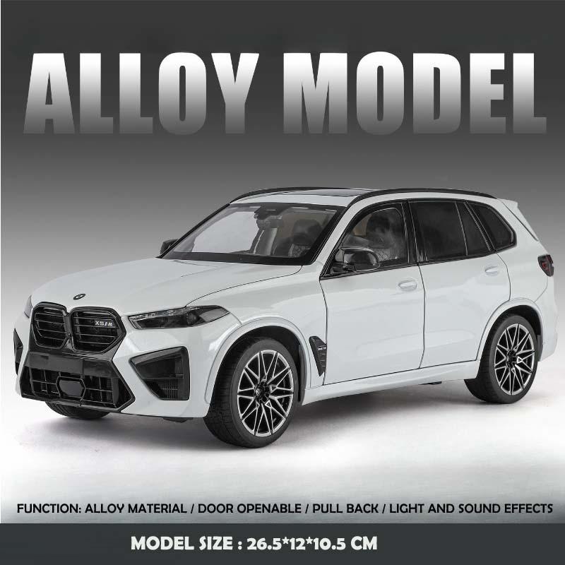 Officially Licensed 1:18 BMW X5M Alloy Car Model Pull-back Toy Vehicle Simulation Diecast Collection Miniature Voiture Boy Gift