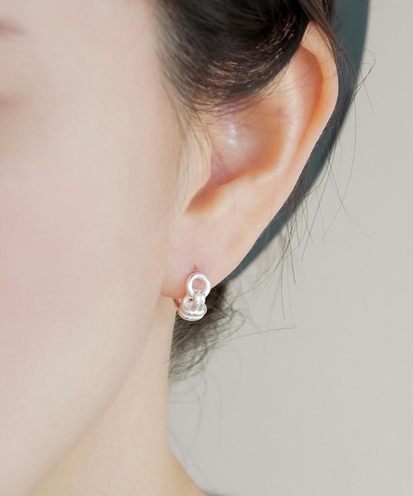 Alleun Серьги-кольца из серебра 925 пробы Крупные серебряные серьги Роскошные