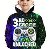 Children Hoodies Long Sleeve Kids Clothes Boys Stylish Autumn Tops 3D Gamepad Print Casual Outdoor Clothes Children's Clothing