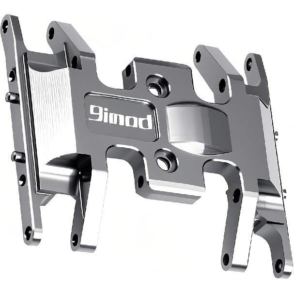 RC Skid Plate for SCX24 Bronco Gladiator Deadbolt C10 Upgrades Parts 1/24 RC Crawler, Aluminum Chassis Transmissions Center Gearbox Protective Plate