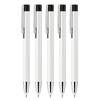 Zebra Light Light Alpha Ballpoint Pen with Black White Set of 5 Oil-Based Light, 0.7mm, Ink, Barrel, (P-BA96-BL-5AZ)