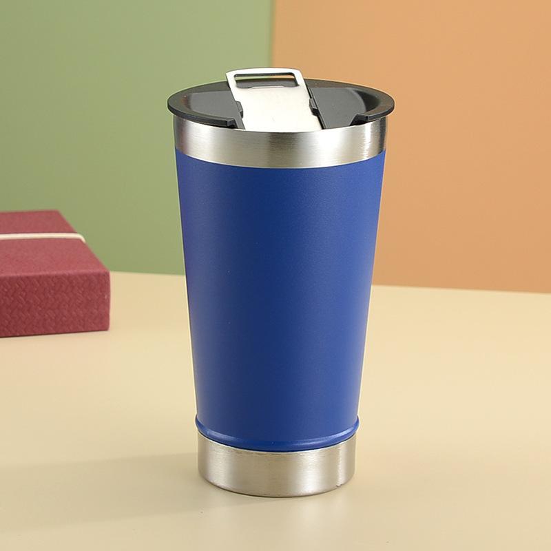 Beer Cup 304 Stainless Steel Vacuum Flask Car Cup Cone Bottle Opener Cup