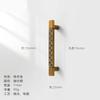 WV Chinese Style Zinc Alloy Black Gold Door Handles Kitchen Cabinet Handles Solid Drawer Knobs Fashion Furniture Hardware