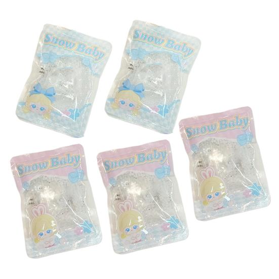 5 шт. мультфильм охлаждающий небольшой пакет со льдом мгновенные холодные пакеты одноразовые мешки со льдом длительный холодный герметичный контейнер для воды для путешествий и спорта