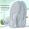 Men's Sweat-Absorbent Odor-Resistant Soft Sport Insoles - Summer Thin & Comfortably Durable for Military Training.