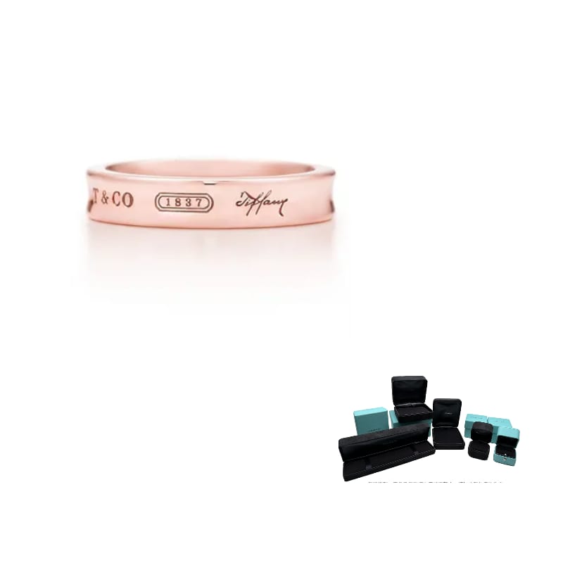 TIFFANY & CO. Металлические кольца Унисекс Розовое золото 60141958