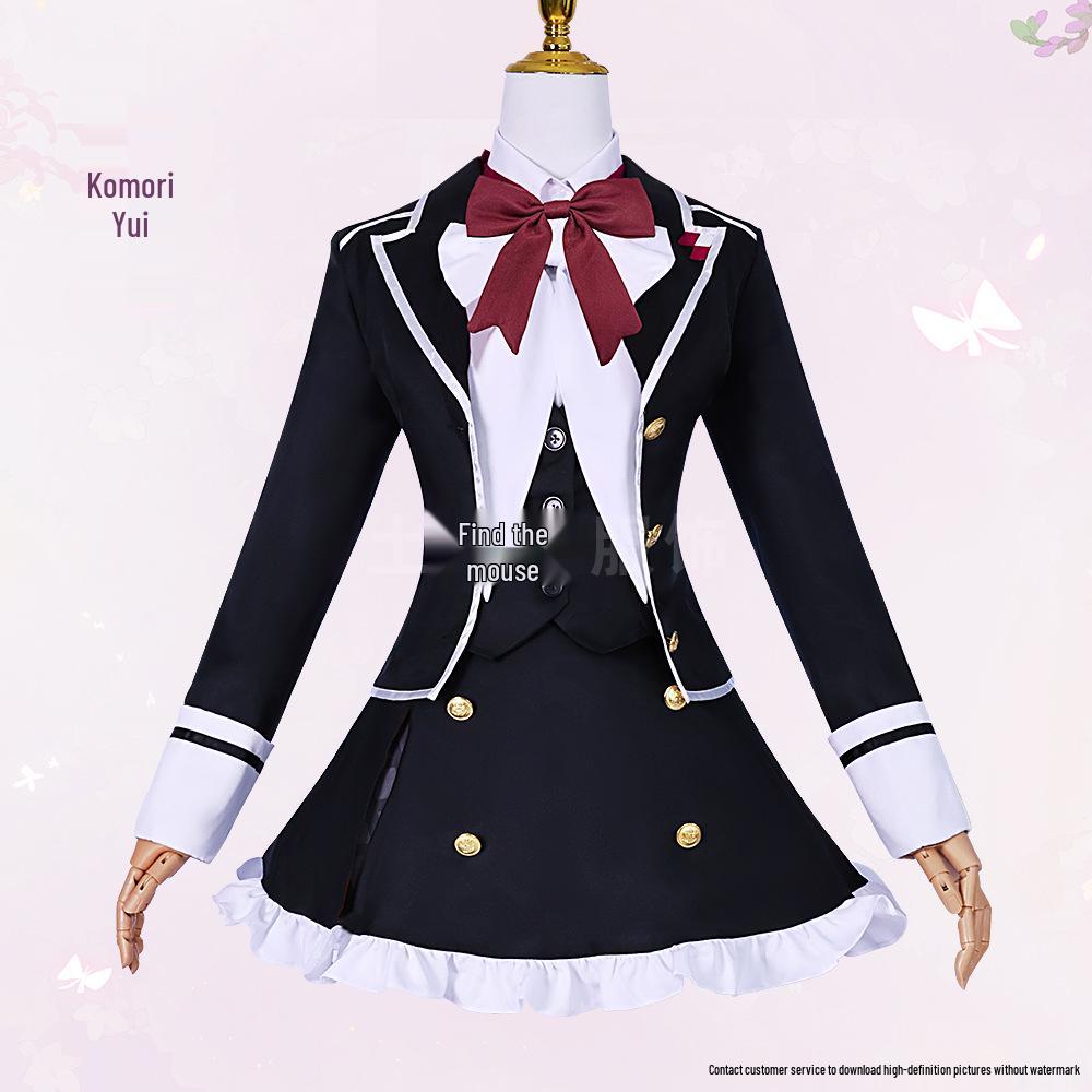 Diabolik Lovers Yui Komori Cosplay Costume - Women's Full School Uniform Set