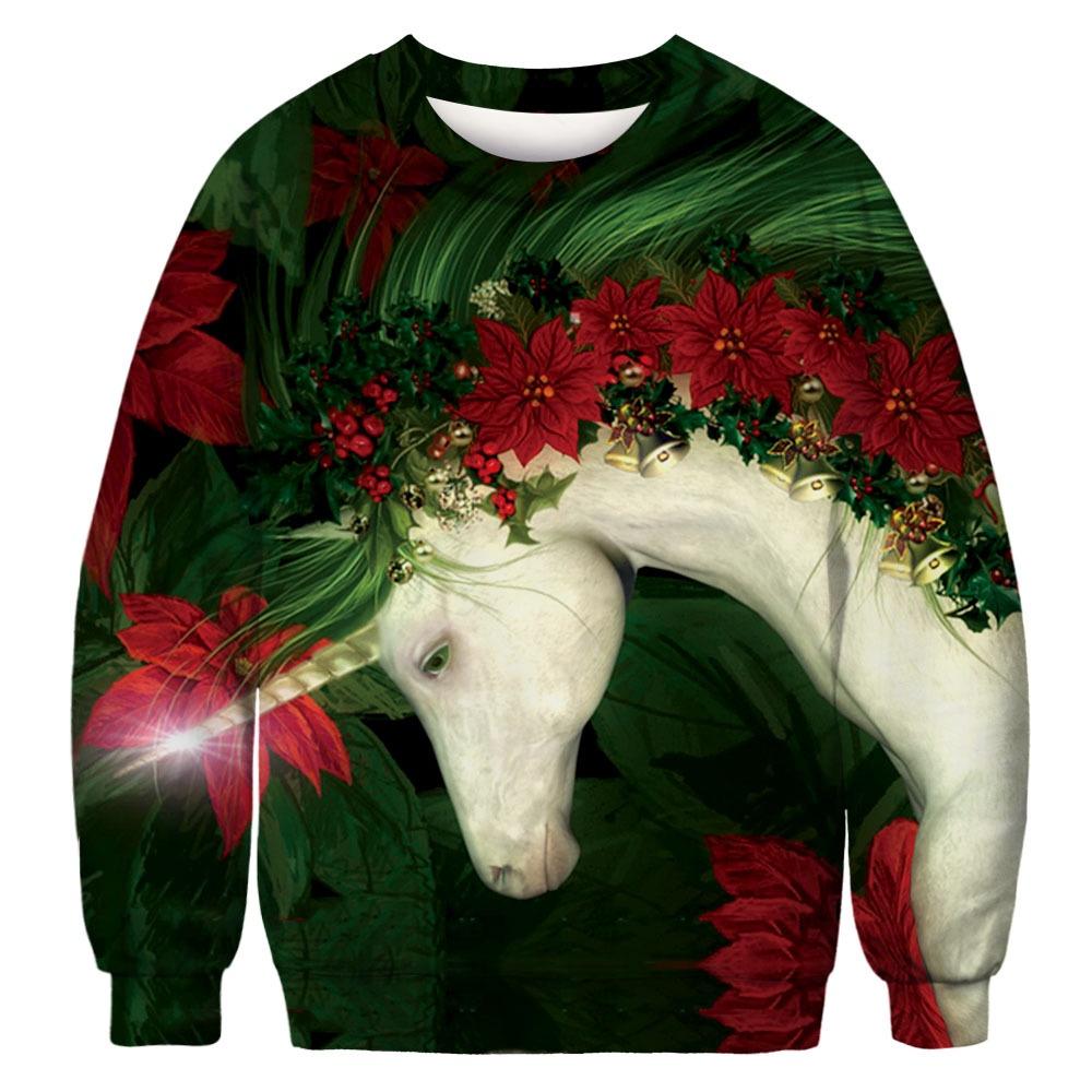 Праздничная мужская рождественская толстовка с капюшоном и 3D-графическим принтом из мягкого материала