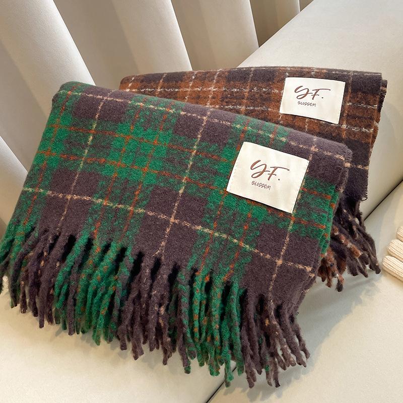 Элегантные кашемировые шарфы, женские зимние теплые шали, длинный платок, шаль из пашмины, шарф 65x200 см