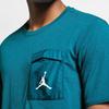 Jordan Basketball Quick-Dry Short Sleeve T-Shirt Men Tops Blue aj1066-486