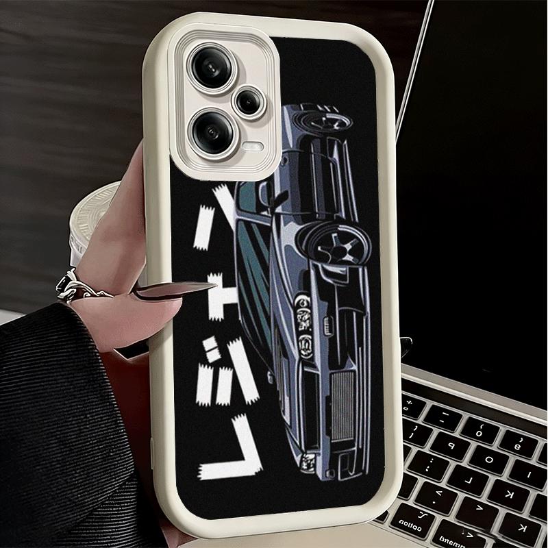Phone Case for Xiaomi Redmi Note 15 14 13 Pro Plus JDM Tokyo Drift Sports Car Shell 12S 11 11S 11T 5G 14S Soft Silicone Funda