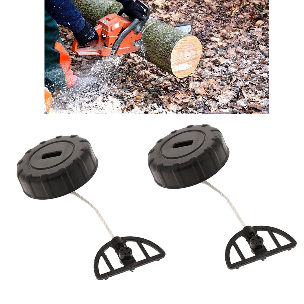 Упаковка из 2 эффективных крышек для топливных масляных баков бензопилы, подходящих для MS180 MS170 MS018, простая установка, надежные запасные части