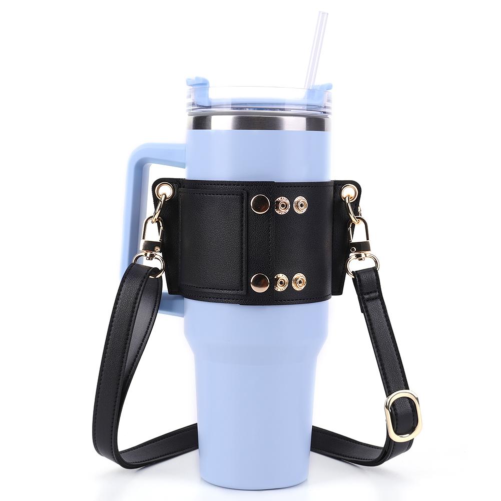 Water Bottle Holder Water Bottle Bag Carrier with Adjustable Strap Bottle Sling Holder Cup Accessory for Stanley 30oz & 40oz Cup