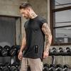 Muscleguys Мужские футболки с индивидуальным принтом и графикой, тренировочная одежда, хлопковая одежда с воротником для фитнеса, бодибилдинга, Muslc, футболки