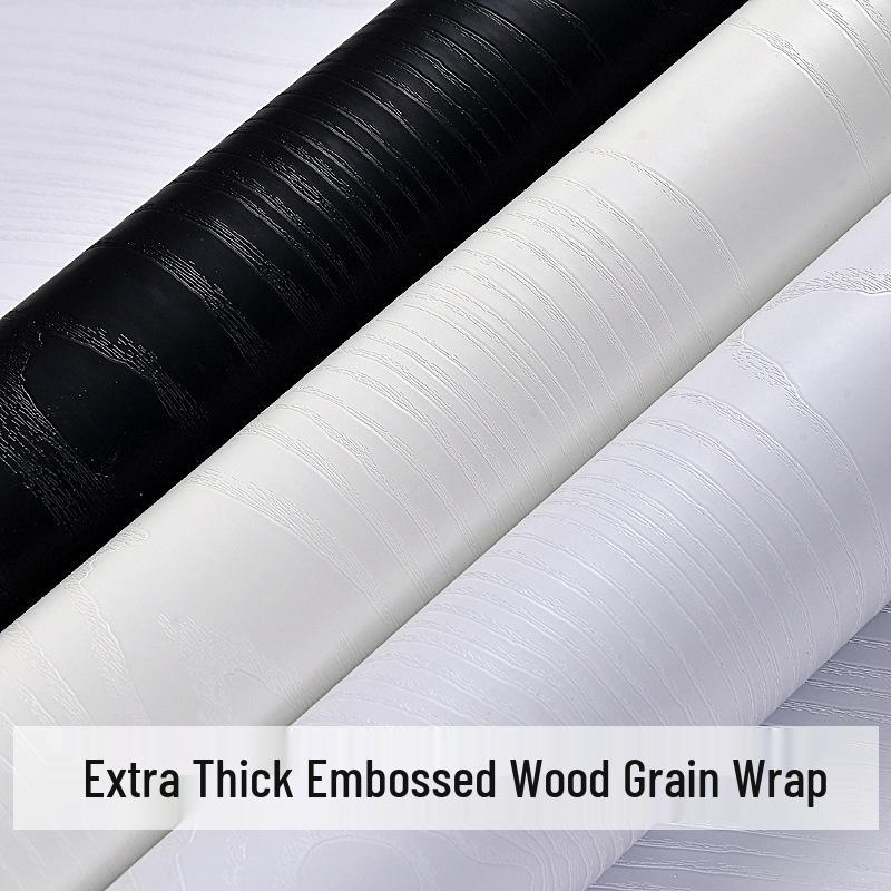 Белая самоклеящаяся водонепроницаемая пленка с текстурой дерева для реставрации мебели и шкафов