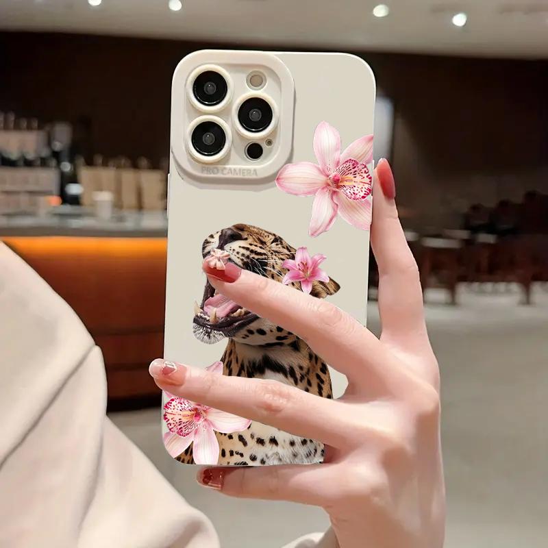 Чехол для телефона Note14 с рисунком «Цветочный тигр-леопард» для Xiaomi Redmi Note 14 13 12 11 Pro Plus 12S 11S 10 S Redmi 14C 13C 4G 5G