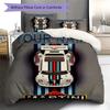 Custom Name Martini Racing Bedding,Quilt Set Quilt Cover Pillowcase Home Birthday Gift(1 * duvet cover + 2 * pillowcase, without core) -HE77