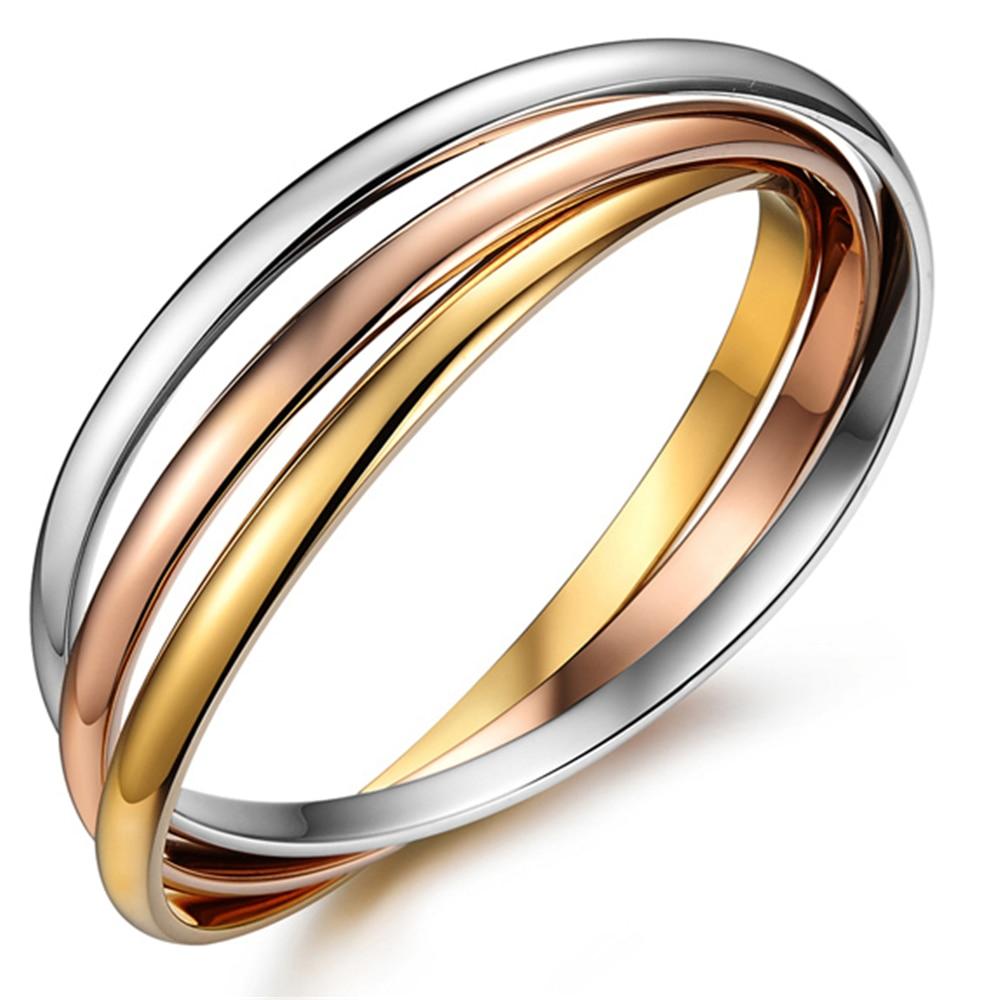 Women Bracelet Chains Stainless Steel 3 Color Set Bracelets Bangles Accessory Carter Bracelets Wholesale New Trend Jewelry