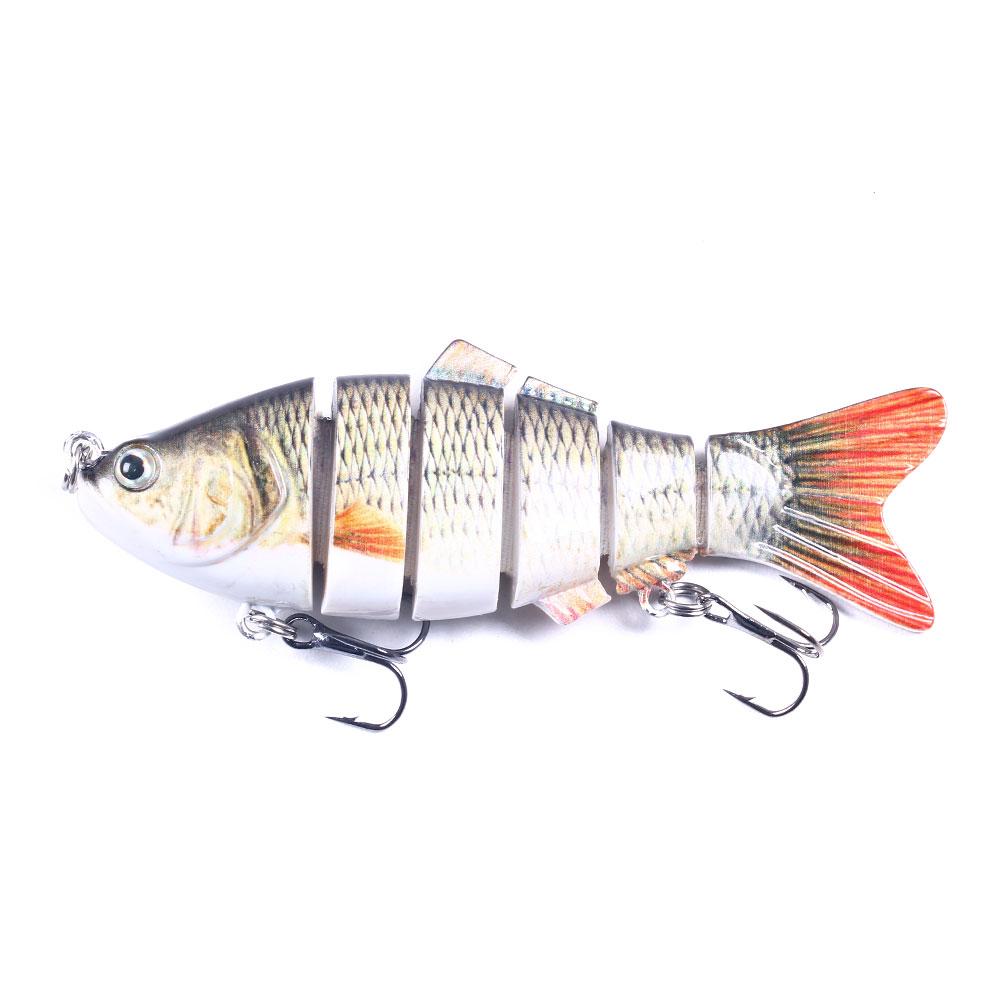 HENGJIA,пластиковая приманка гольян 18гр,10см,6секций с тройниками