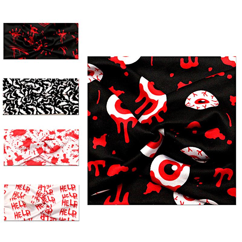 1 шт. Хеллоуин кровь повязка на голову эластичный уличный впитывающий пот галстук завязанный шарф для волос