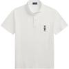 Polo Рубашка поло с коротким рукавом прямого кроя с воротником поло Мужские топы Белый 710963818-001