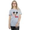 Disney Womens/Ladies Mickey Mouse Move Cotton Boyfriend T-Shirt