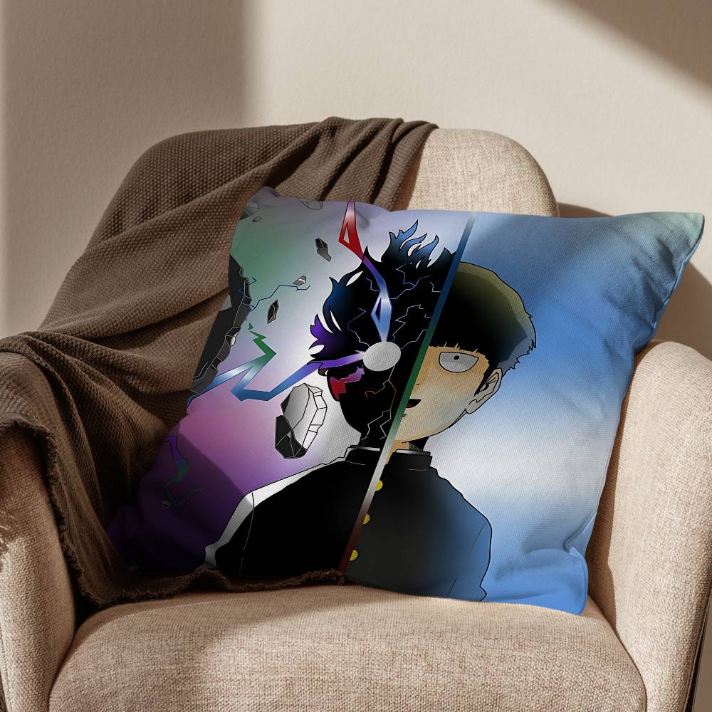 Взбодрись Чехол на подушку MMob Psycho 100 Диван Гостиная Спальня Изголовье Спинка Подушка Квадратная подушка Время для сна