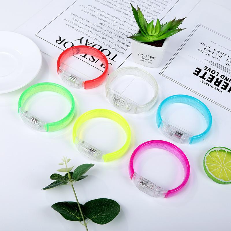 Luminous Glow Bracelet: Flashing Jewelry for Night Markets, Concerts & Parties