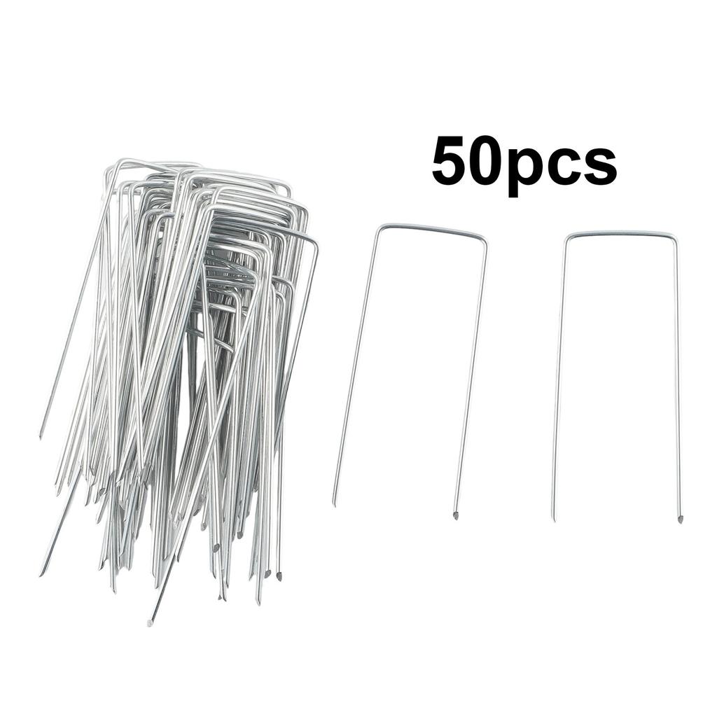 U Shaped Anchor Pins 10cm 2.5mm 50pcs/set Accessories