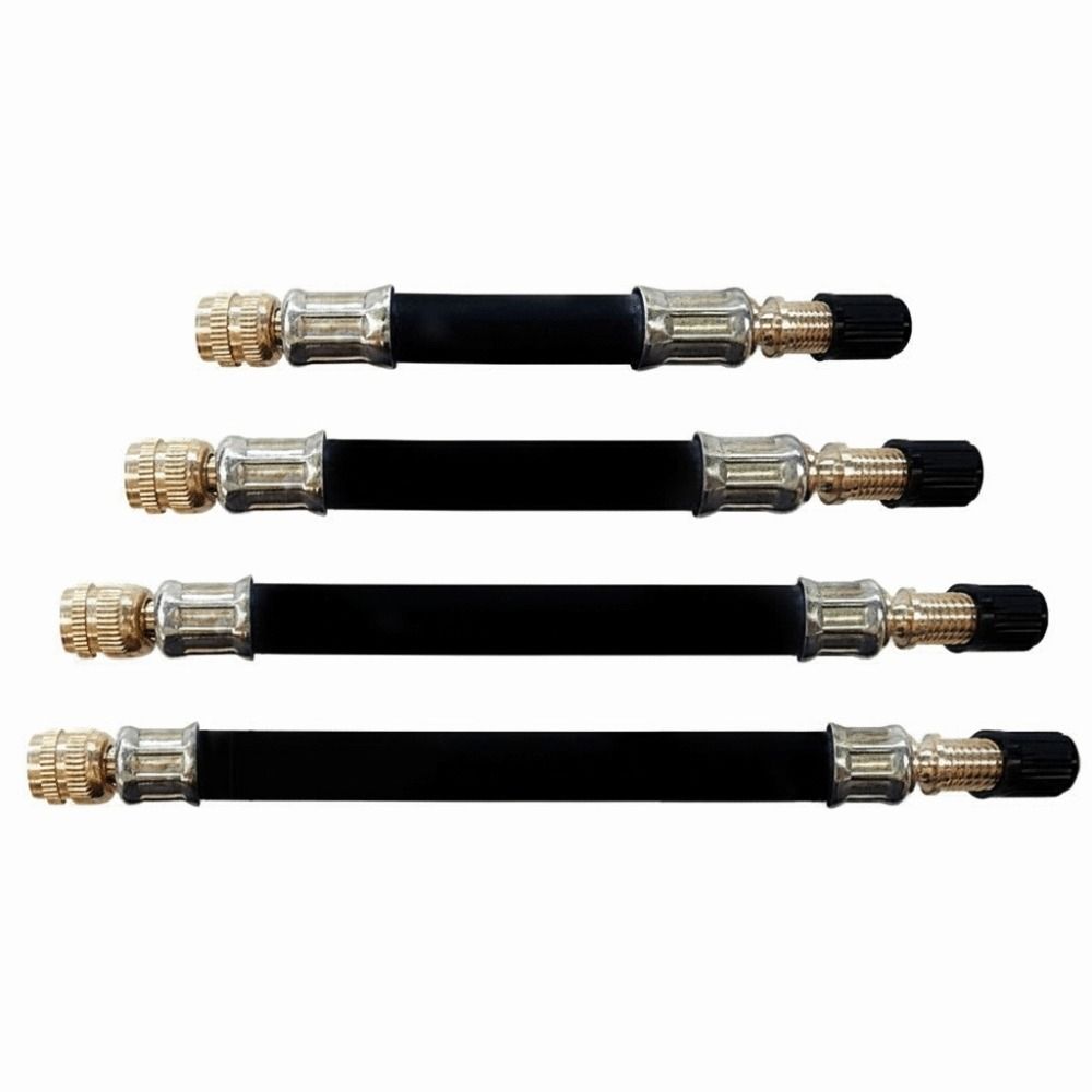 Rubber Tire Valve Extensions Flexible Tire Valve Adapter Inflatable Rubber Hose Tire Inflation