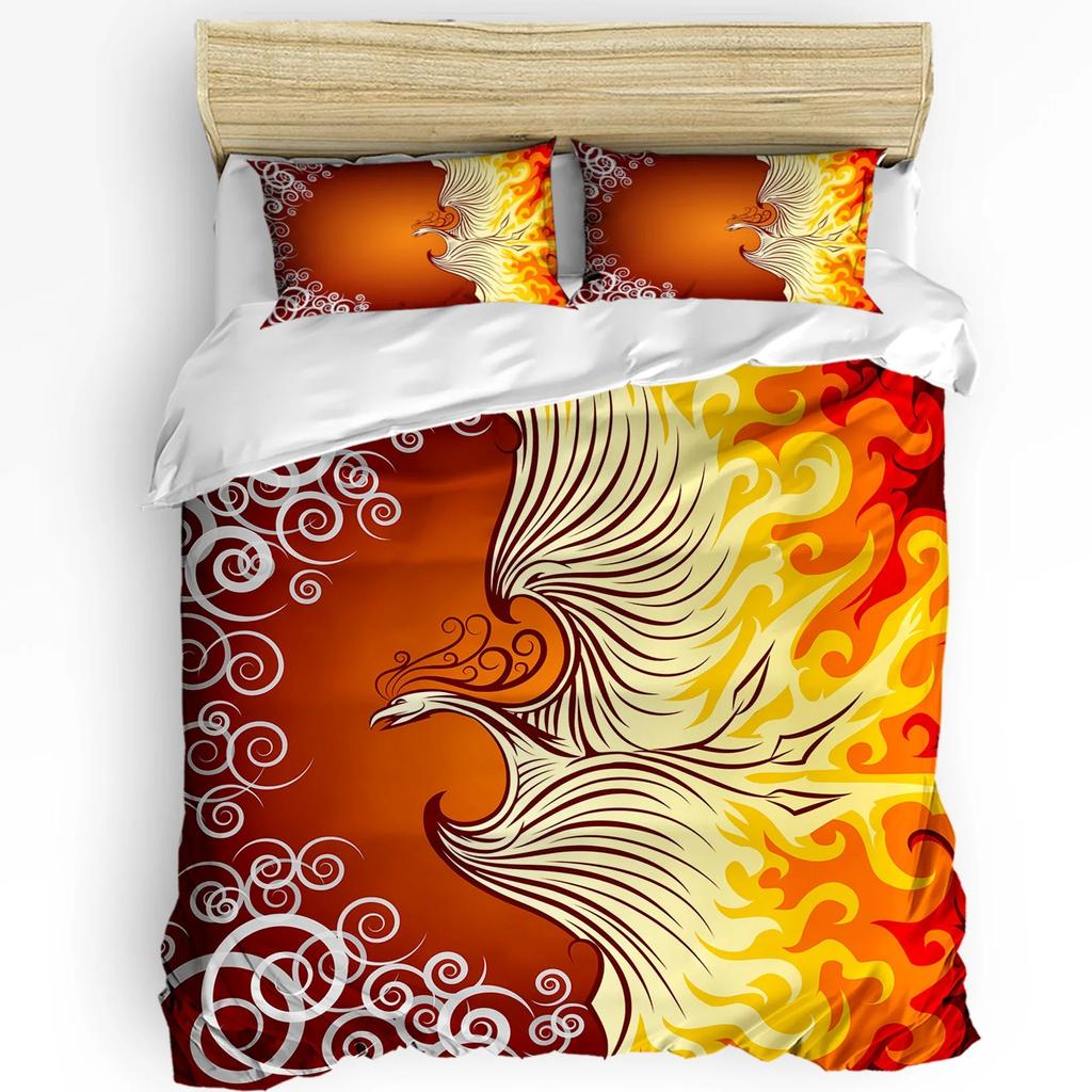 Firefighter Tool Flame Duvet Cover Bed Bedding Set For Double Home Textile Quilt Cover Pillowcases Bedroom Bedding Set No Sheet