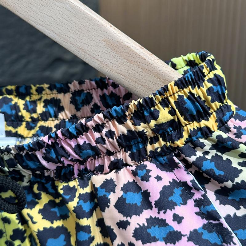 Плюс размер M-7XL летние шорты мужские эластичный пояс леопардовый принт повседневные шорты летняя одежда