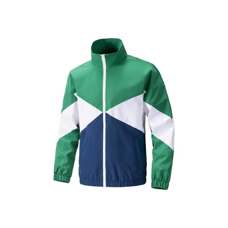 Men's Handsome Loose Stand-up Collar Casual Versatile Color Matching Outdoor Couple Sports Jacket