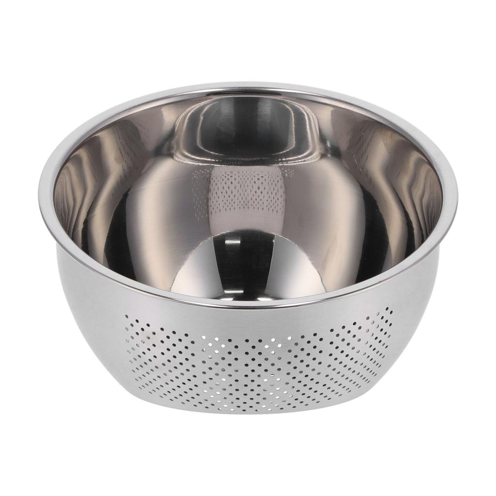 Корзина для слива из нержавеющей стали, сито для риса, утолщенная овощемойка, сушилка, кухонная бытовая корзина для риса S-22,5 см