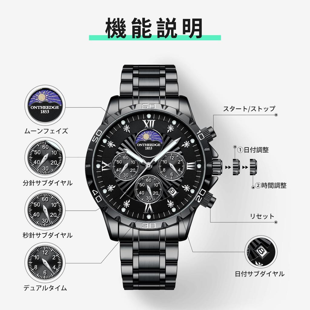 Кварцевый хронограф, водонепроницаемый до 3 АТМ, стильные наручные часы, бренд, популярный, деловой, простой, с датой, светящийся, браслет из нержавеющей стали, для мужчин, работающих, взрослых, для работы