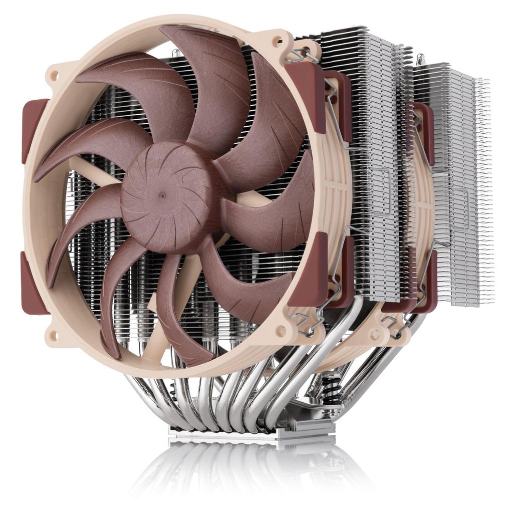 Noctua Dual Tower CPU Standard Version Compatible with AMD AM5 and Intel LGA1851 LGA1700 NH-D15 G2, Cooler, All-round / (Brown)