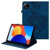 Для Xiaomi Redmi Pad SE 4G 8,7 дюйма Кожаный чехол с тиснением в виде сердца Складная подставка Слот для карт Держатель для стилуса Чехол для планшета