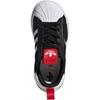 Adidas Disney X  Originals Adifom Superstar 360 Comfortable Versatile Durable Low-Top Kids Skate Shoes Kids Sneakers Black White JH5177