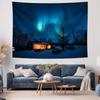 Aurora Tapestry  Northern Lights Decorative Art Tapestry for Bedroom and Living Room