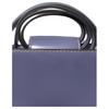 Tory Burch Britten Brand Micro Logo Leather Crossbody Tote Bag Small Women handbags Purple 142622-506