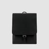 Lotuff Simple Leather Backpack Lo-7473 Bk Black