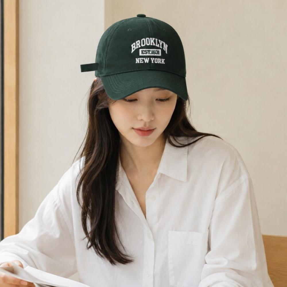 Goose Unisex Lettering Embroidered Baseball Cap Casual Hat 1+1 Brooklyn