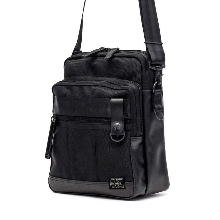 Porter Heat Shoulder Bag 703-06976 (Black) 9.3" x 11.2" x Depth